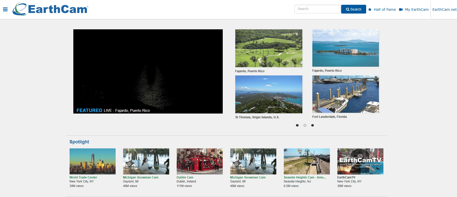 EarthCam全球实时监控摄像头直播分享网站使用教程 EarthCam