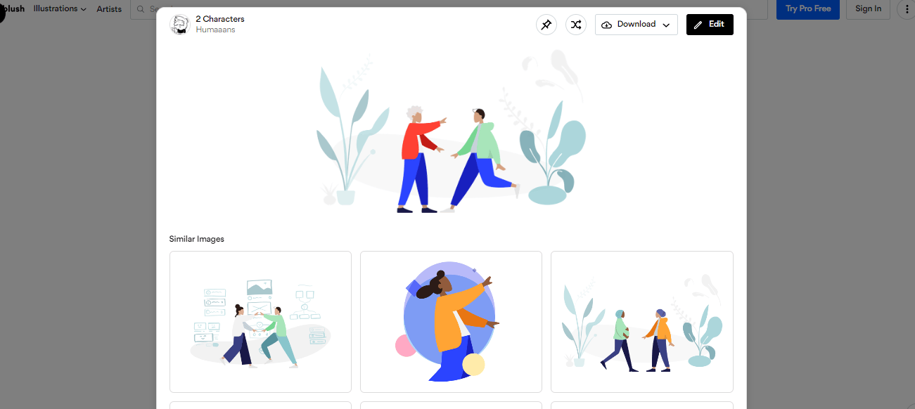 Humaaans - 免费插画人物素材下载网站 Humaaans – 免费插画人物素材下载网站