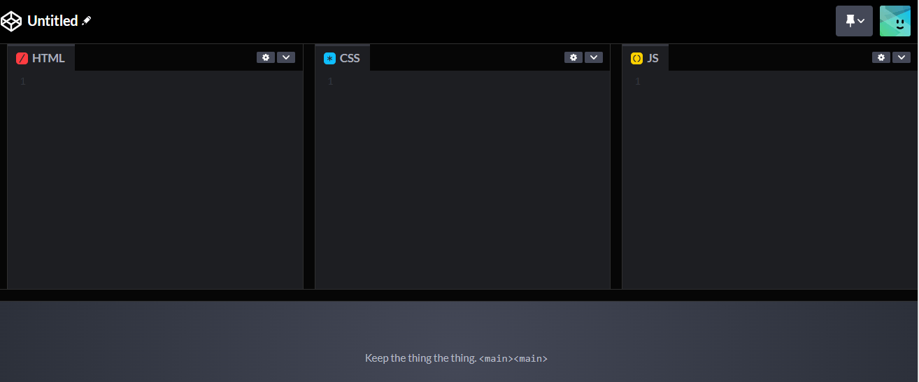 codepen代码在线运行的在线工具使用教程 codepen