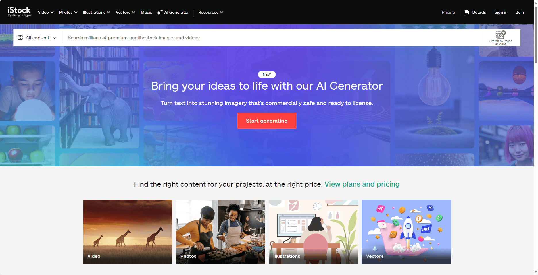 iStock:高质量的图片、插图、视频和音频素材库 iStock
