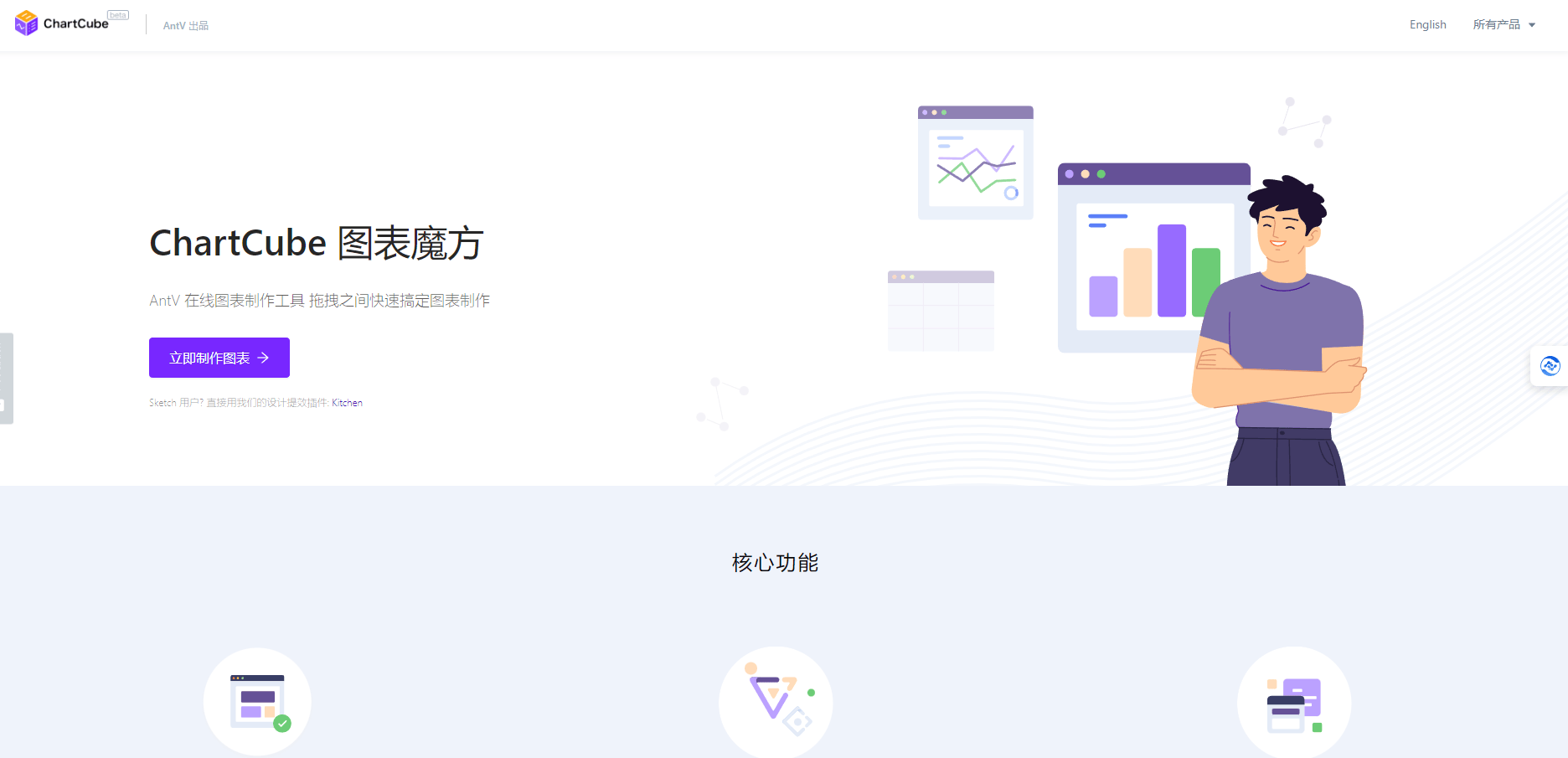ChartCube图表魔方:阿里出品的免费在线图表制作工具 ChartCube