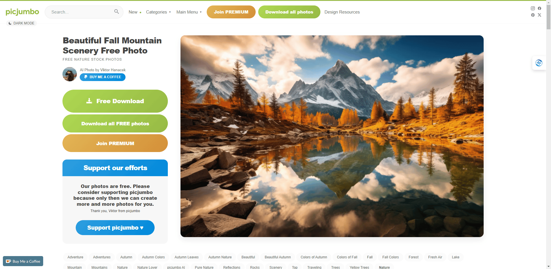 picjumbo - 免费高清图片素材库 picjumbo