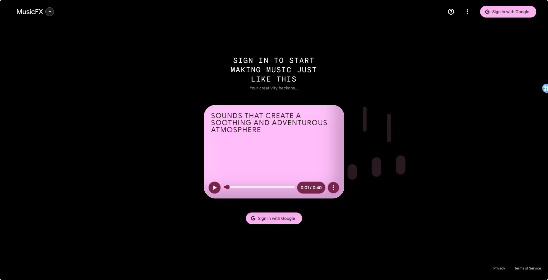 music FX:谷歌推出的免费AI音乐生成器,让你轻松成为音乐大师 Google music FX