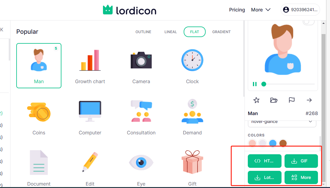lordicon的免费动画图标下载教程 lordicon
