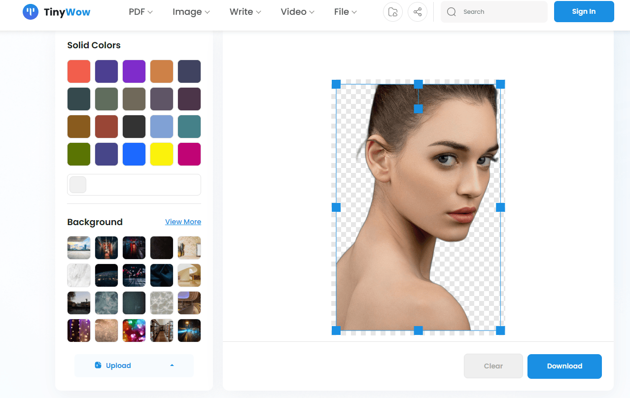 tinywow - 在线图片去背景抠图工具 tinywow