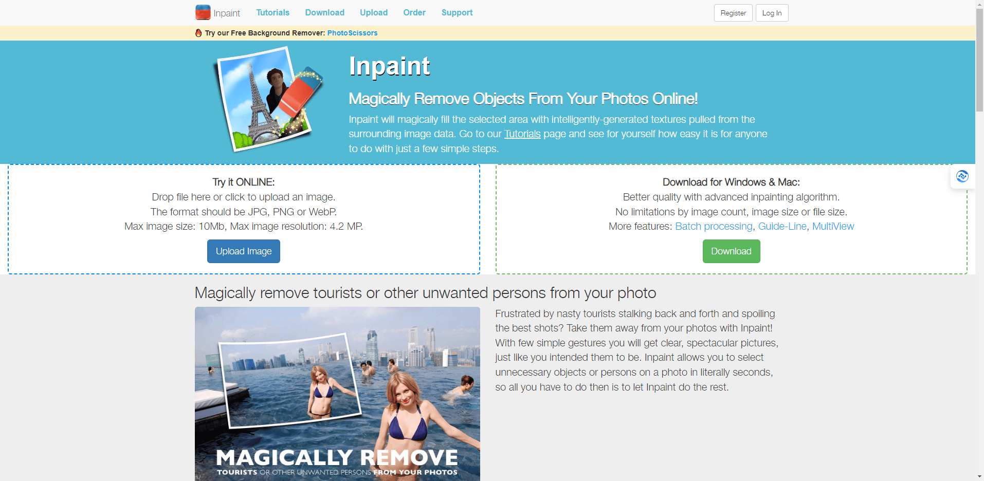 Inpaint网页版 - 免费在线图片去水印工具 Inpaint网页版 – 免费在线图片去水印工具