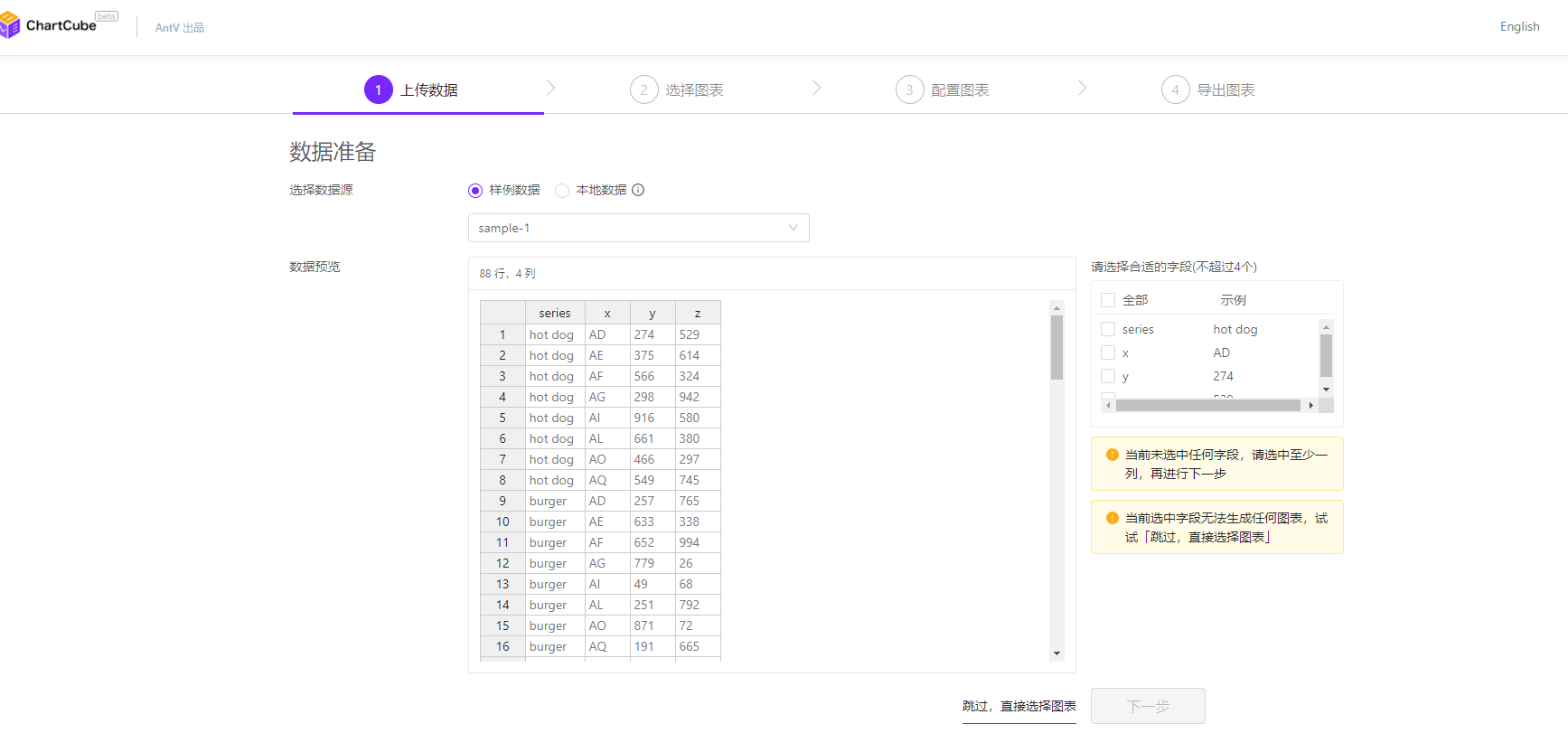 ChartCube图表魔方:阿里出品的免费在线图表制作工具的使用教程 ChartCube