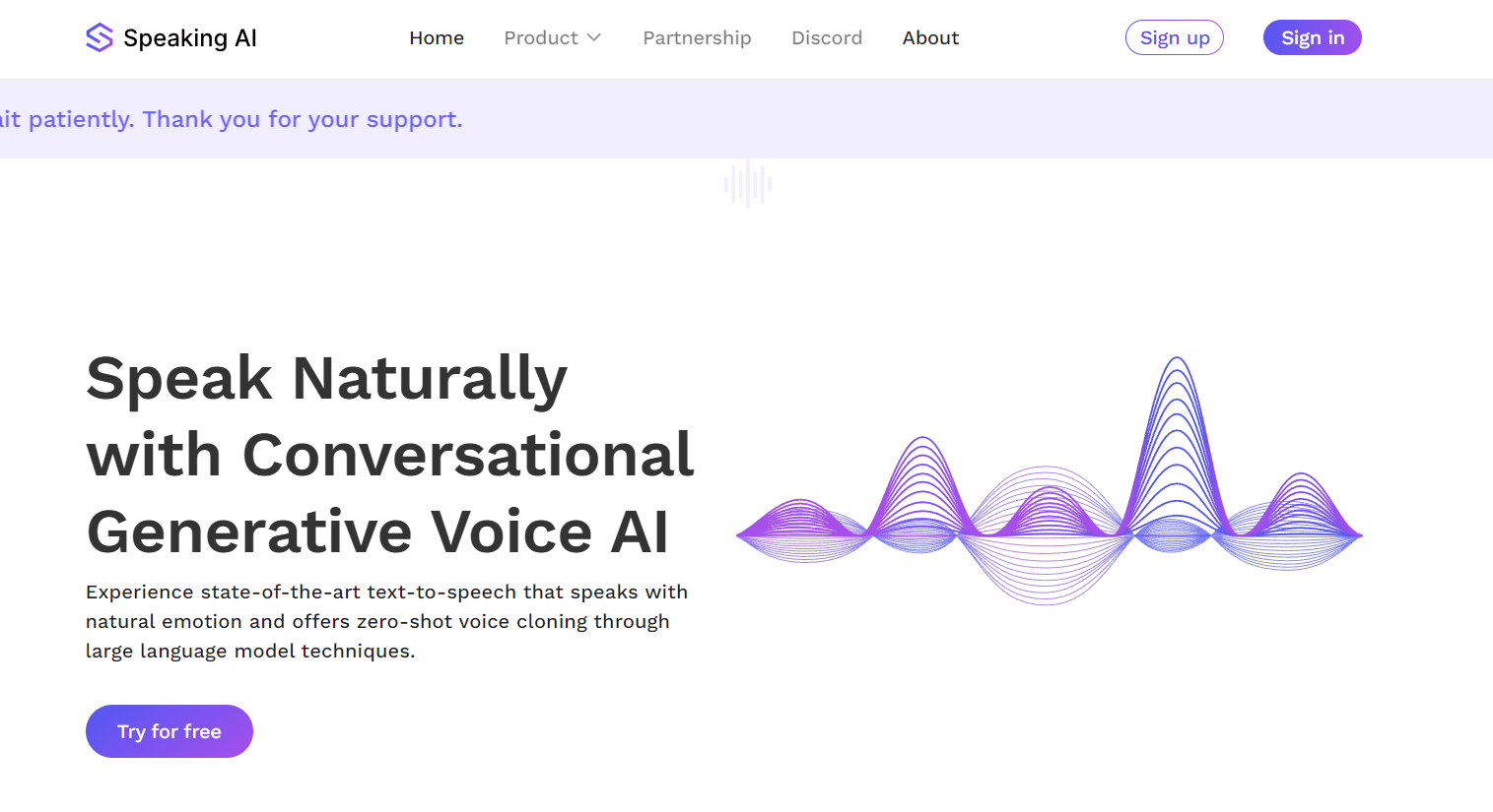 Speaking AI
