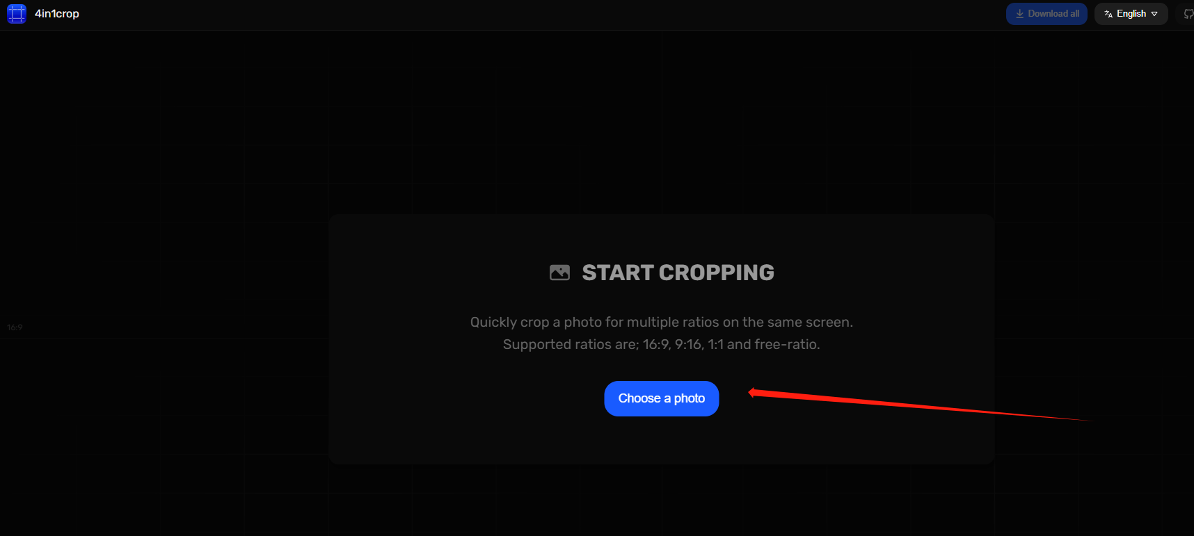 4in1crop – 智能在线图片裁剪工具 4in1crop – 智能在线图片裁剪工具