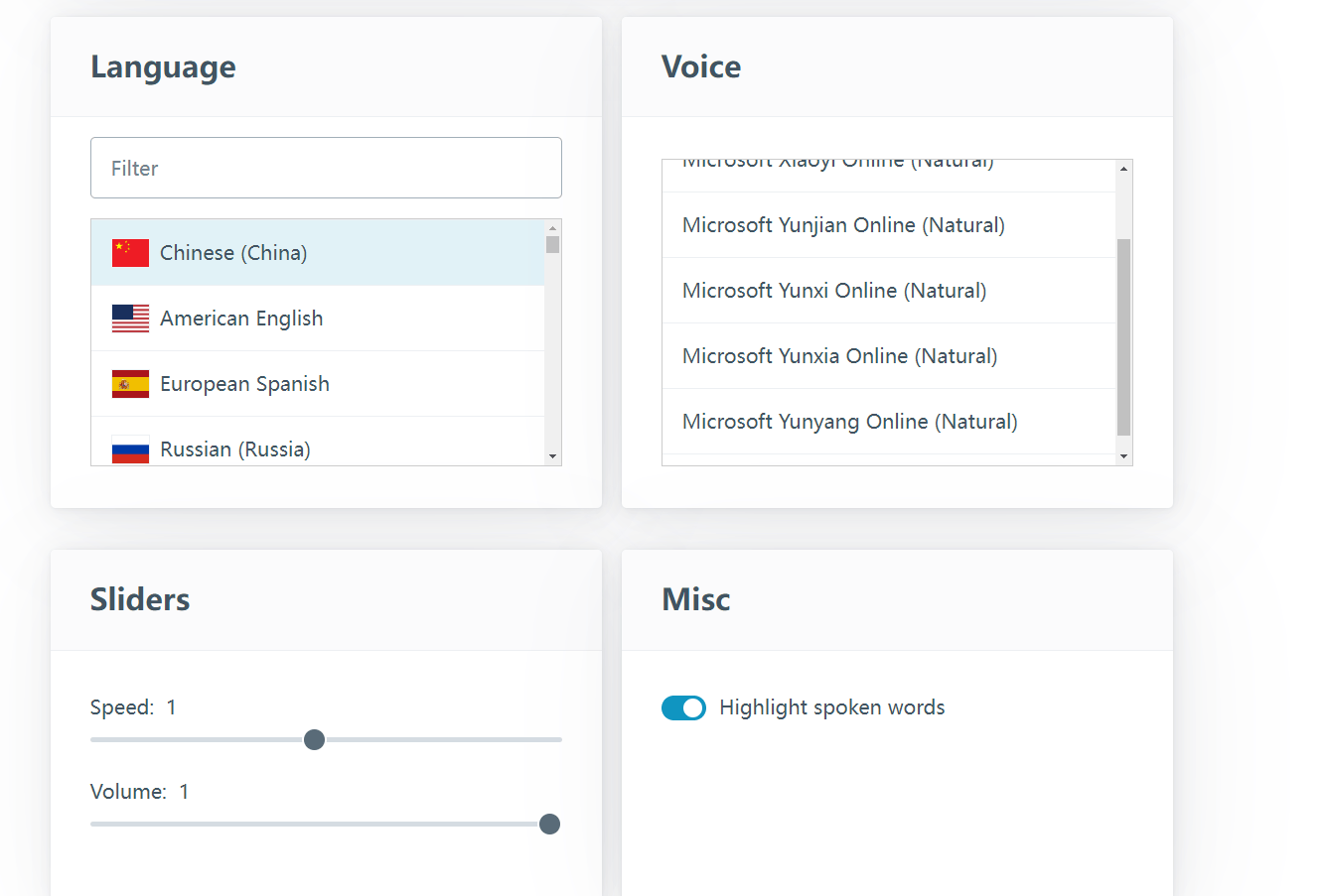 Cloud TTS - 免费的在线语音合成工具 Cloud TTS