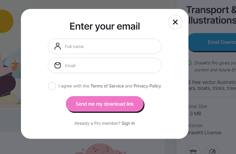 DrawKit的矢量插画免费下载教程 DrawKit
