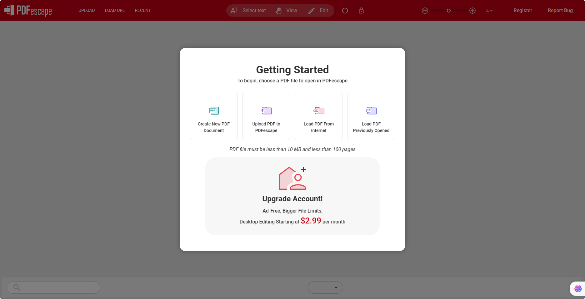 PDFescape – 免费在线PDF编辑工具 PDFescape – 免费在线PDF编辑工具