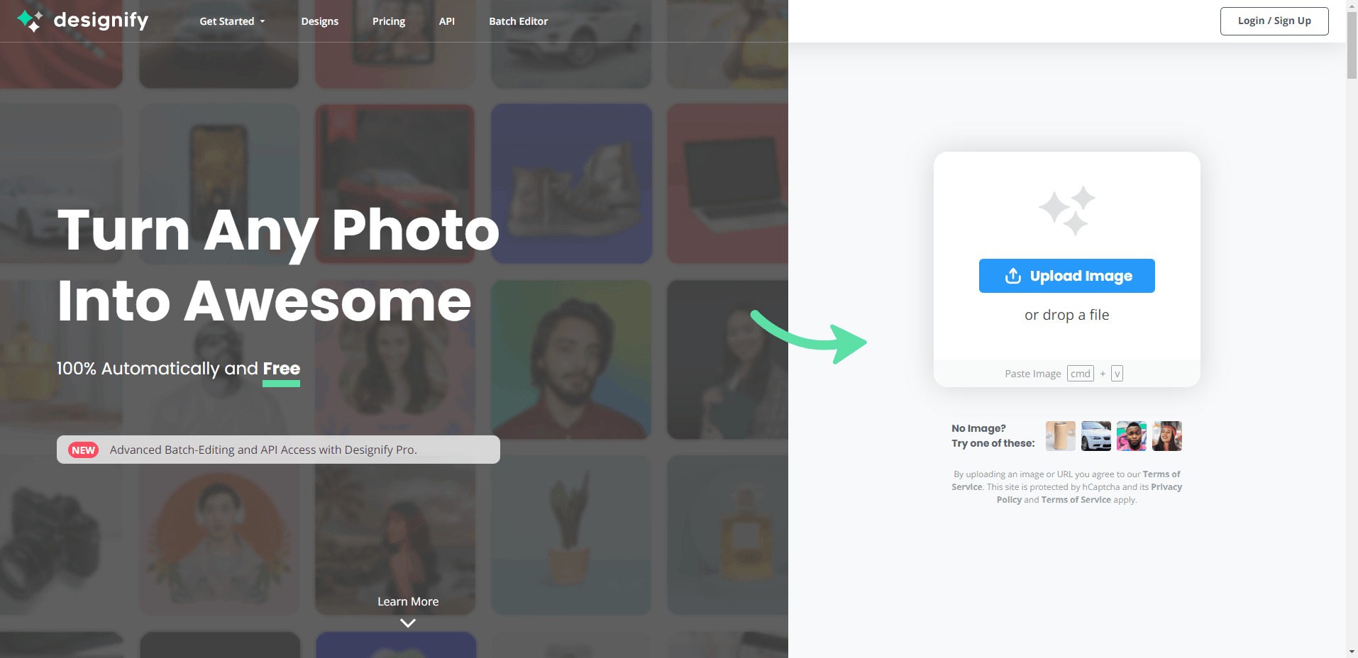 Designify - 免费在线自动抠图工具 designify