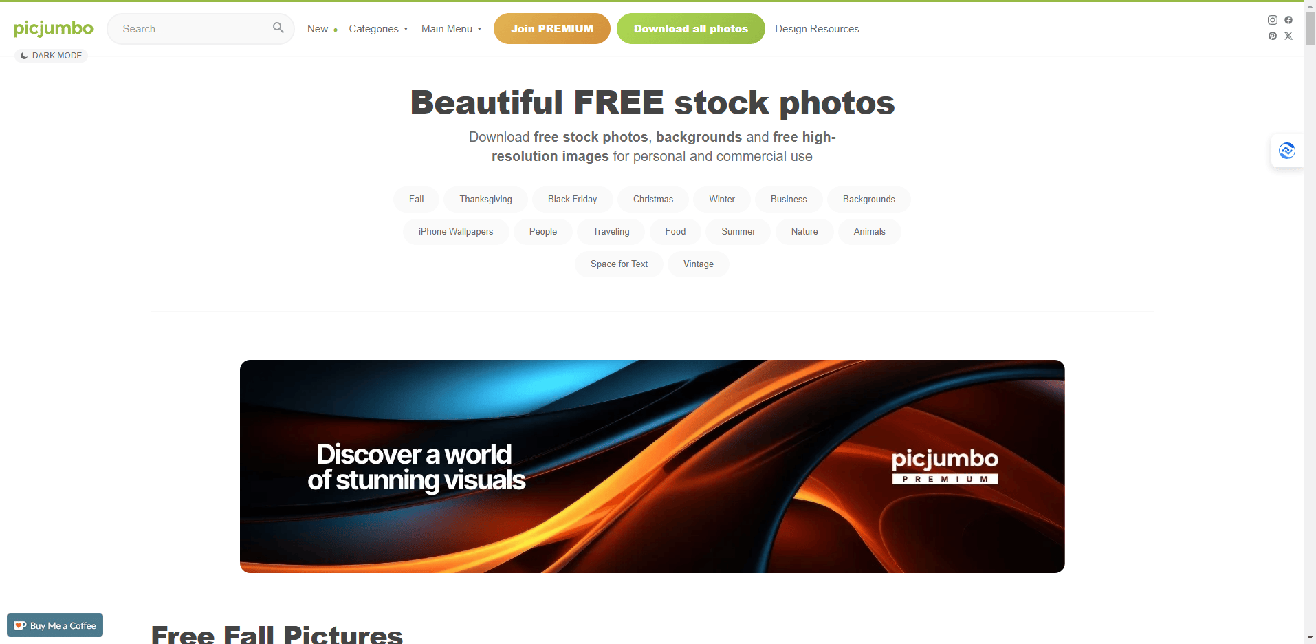 picjumbo - 免费高清图片素材库 picjumbo