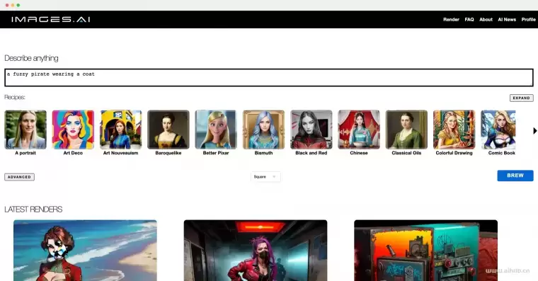 Images.AI-免费的AI艺术生成器插图 Images.AI-免费的AI艺术生成器