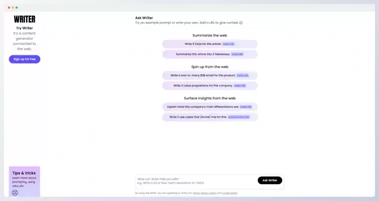Writer-你的私人内容创作助手插图 Writer-你的私人内容创作助手