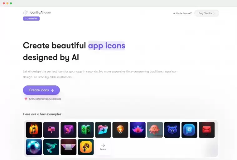 IconifyAI:AI应用图标生成器插图 IconifyAI:AI应用图标生成器