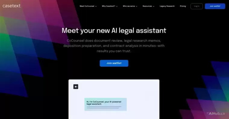 CoCounsel-你的在线法律AI助手插图 CoCounsel-你的在线法律AI助手