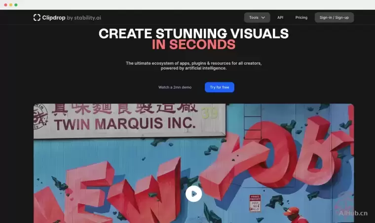 ClipDrop-Stability AI旗下AI图片处理工具插图 ClipDrop-Stability AI旗下AI图片处理工具
