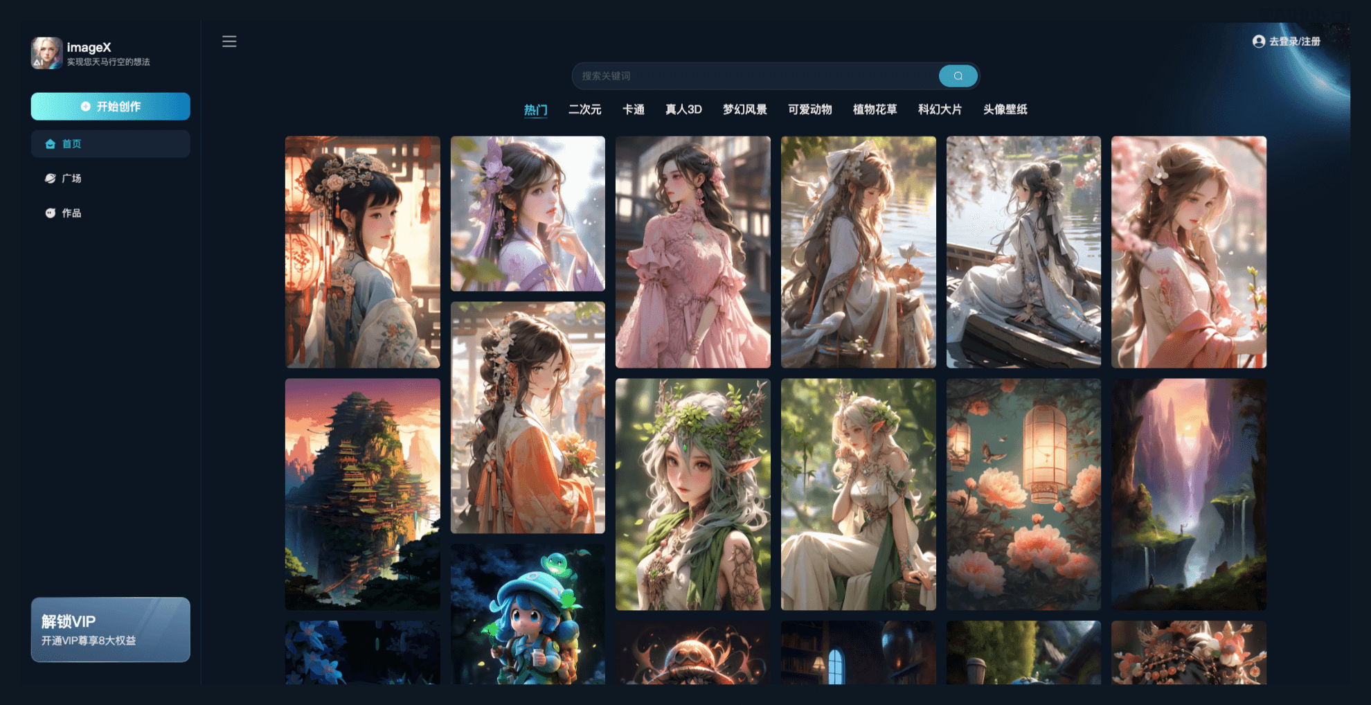 imageX-在线AI绘画平台插图 imageX-在线AI绘画平台