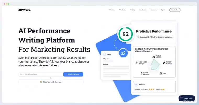 Anyword-专为营销团队设计的AI写作平台插图