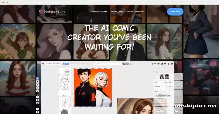 Dashtoon-AI漫画创作工具插图
