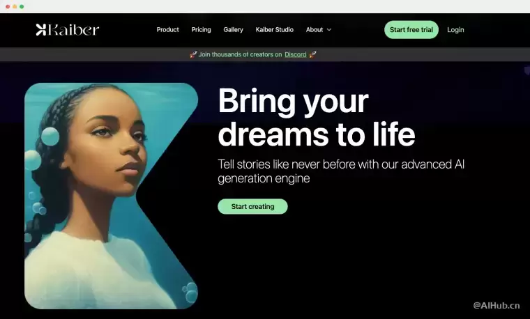 Kaiber:AI驱动的创意内容生成平台插图 Kaiber:AI驱动的创意内容生成平台