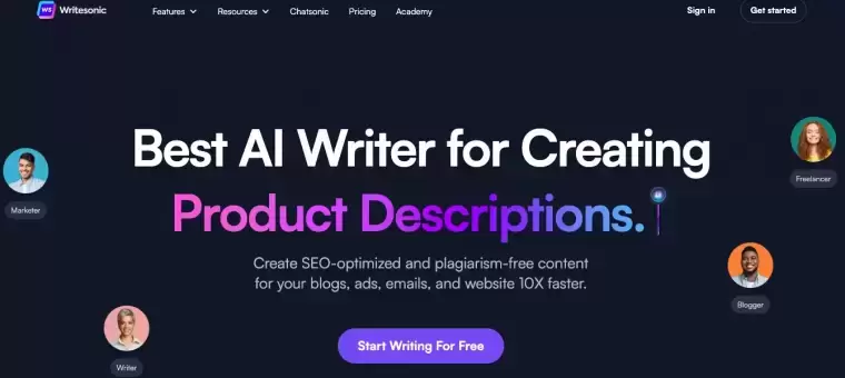 Writesonic-优秀好用的在线AI写作工具插图 Writesonic-优秀好用的在线AI写作工具
