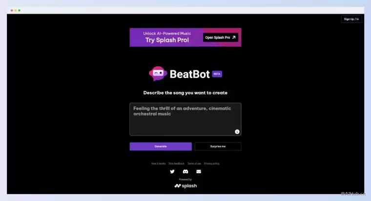 BeatBot:免费在线AI音乐创作工具插图 BeatBot:免费在线AI音乐创作工具