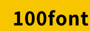 100font